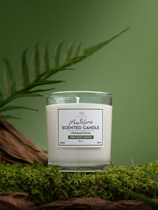 Moss&Grass doftljus - 170 g