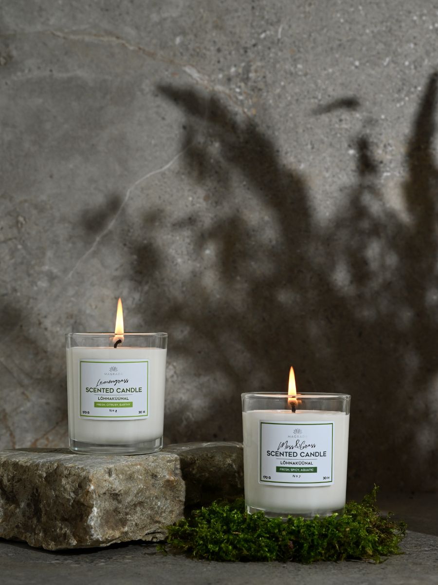 Moss&Grass doftljus - 170 g